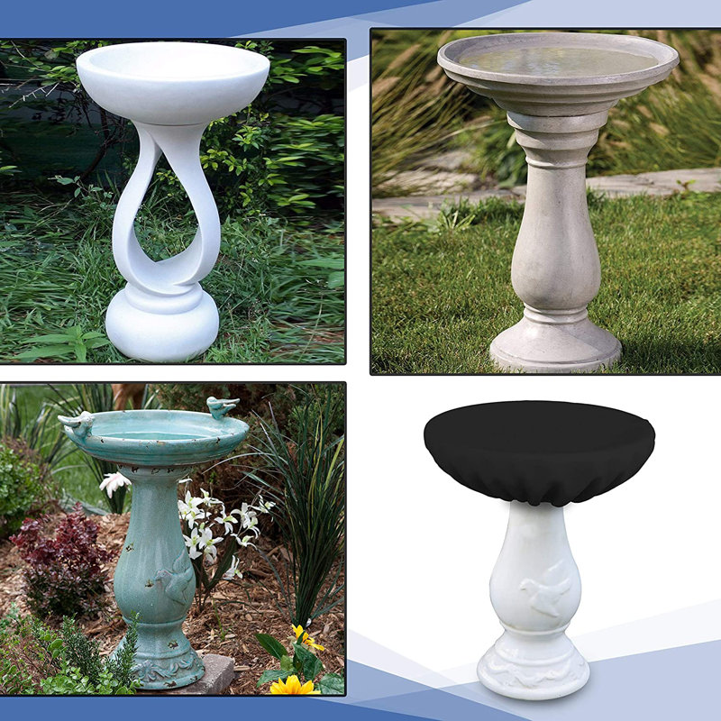 Charlton Home® Cesaria HeavyDuty Outdoor Waterproof Bird Bath Cover